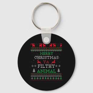 Porte-clés Joyeux animal de Noël Filthy Ya Xmas Pajama Famill
