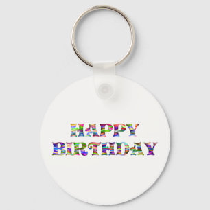 Porte-clés Joyeux anniversaire