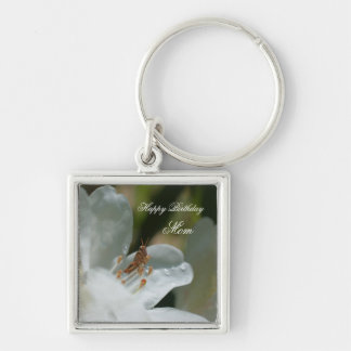 Porte-clés Joyeux anniversaire Maman Azalea Flower Porte - cl