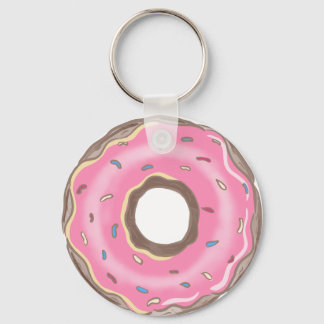 Porte-clés Joyeux Anniversaire Sweet One Fille Rose Donut