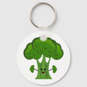 Porte-clés Joyeux Brocoli vert