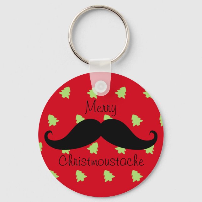 Porte-clés Joyeux Christmustache (Recto)