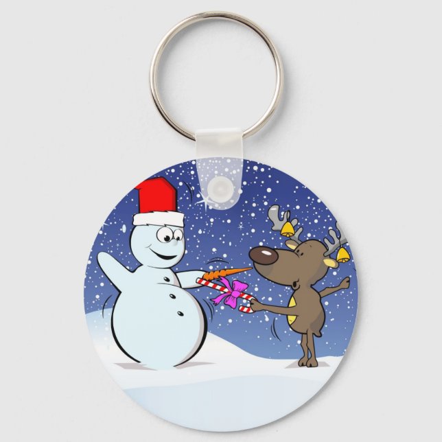 Porte-clés Joyeux clôtures ! (Recto)