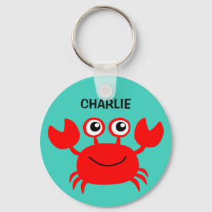 Porte-clés Joyeux Crabe porte - clés personnalisés