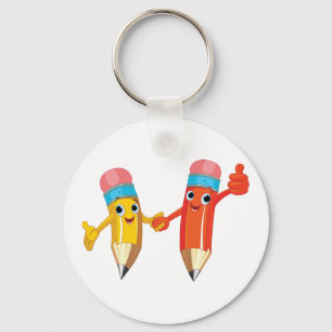 Porte-clés Joyeux crayons