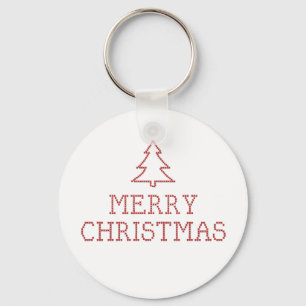 Porte-clés Joyeux croix de Noël