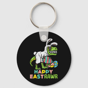 Porte-clés Joyeux Eastrawr Trex Lapin de Pâques Œuf Dinosaure