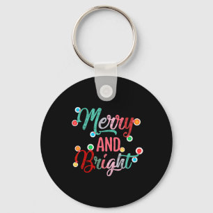 Porte-clés Joyeux Et Lumineux Feux De Noël Famille Xmas
