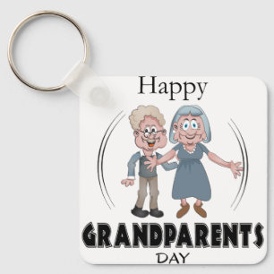 Porte-clés Joyeux grand-parents Porte - clé de la Journée