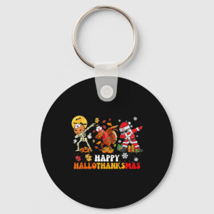 Porte-clés Joyeux Hallothanksmas Infirmière Halloween Thanksg
