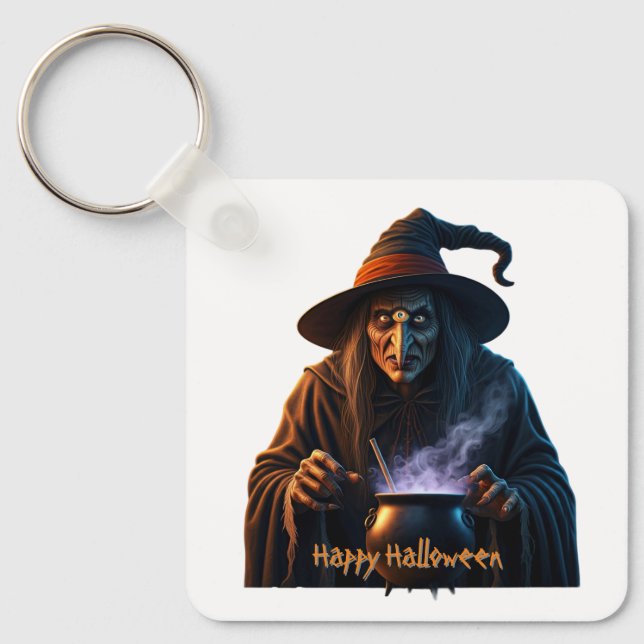 Porte-clés Joyeux Halloween (Recto)