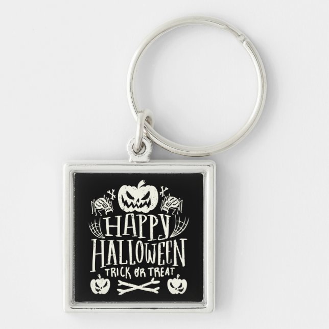 Porte-clés Joyeux Halloween 2023 - Saison Squelettique (Devant)