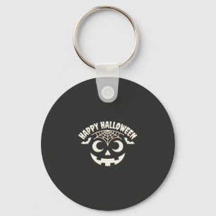 Porte-clés Joyeux Halloween Citrouille Visage Design_1