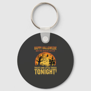 Porte-clés Joyeux Halloween Maison Hantée Trick or Treat