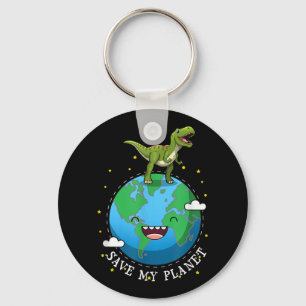 Porte-clés Joyeux Jour des terres 2019 Dinosaur T-rex Enfants