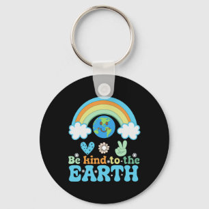 Porte-clés Joyeux Jour des terres mignon Rainbow Earth Lover