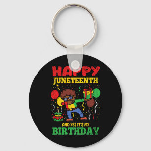 Porte-clés Joyeux Junetten Et Oui C'Est Mon Anniversaire Blm