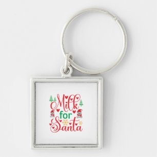 Porte-clés Joyeux Lait De Noël Pour Père Noël