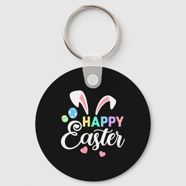 Porte-clés Joyeux lapin de Pâques Oeufs de Pâques Rabbit Orei (Recto)