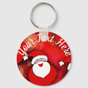 Porte-clés Joyeux Motif du Père Noël