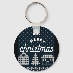 Porte-clés joyeux noël anagram nom personnalisé latte mu
