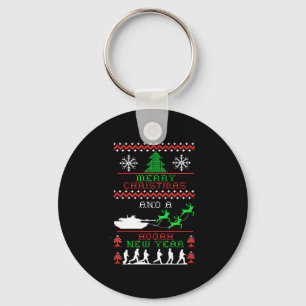Porte-clés Joyeux Noël Armée Nouvel An