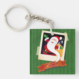 Porte-clés Joyeux Noël avec Père Noël !
