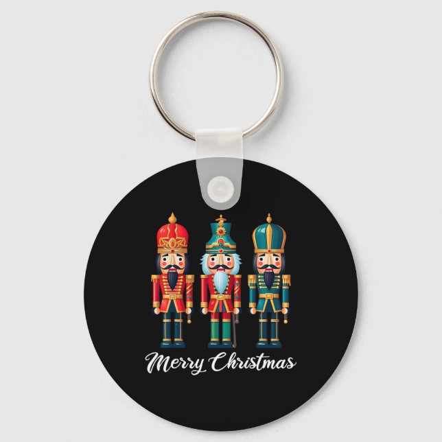 Porte-clés Joyeux Noël Casse-Noisette Ballet Festivals Hommes (Recto)