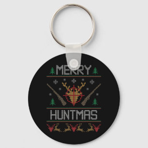 Porte-clés Joyeux Noël de chasse Huntmas laid pour Deer Hun