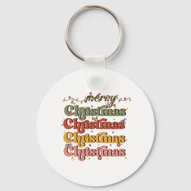 Porte-clés Joyeux Noël de Noël (Recto)