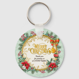 Porte-clés Joyeux Noël et Joyeux Nouvel An par amour