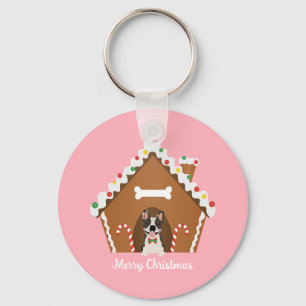Porte-clés Joyeux Noël Gingerbread Maison de chien