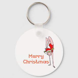 Porte-clés Joyeux Noël gymnastique