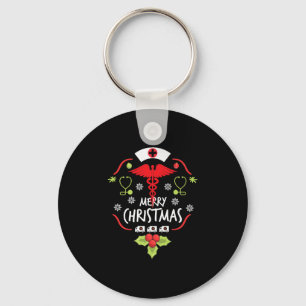 Porte-clés Joyeux Noël infirmière docteur Ambulance Tee - shi