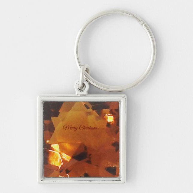 Porte-clés Joyeux Noël Orange Sapphire Porte - clé (Devant)