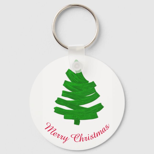 Porte-clés Joyeux Noël. Salutation. (Recto)