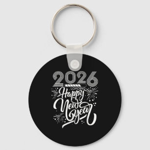 Porte-clés Joyeux Nouvel An 2026 Fireworks Chargement Nouvel
