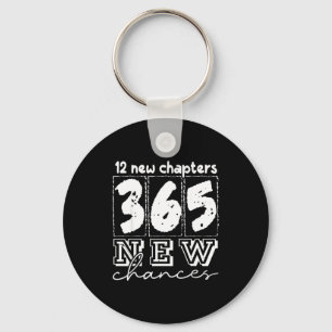 Porte-clés Joyeux Nouvel An Chapitres 365 Chances 2026 Drôle