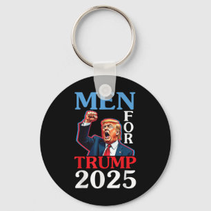 Porte-clés Joyeux Père Day Men pour Trump 2025 Papa Papa Hus