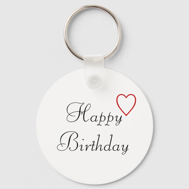 Porte-clés Joyeux Porte - clé d'anniversaire (Recto)