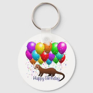 Porte-clés Joyeux Porte - clé Ferret d'anniversaire
