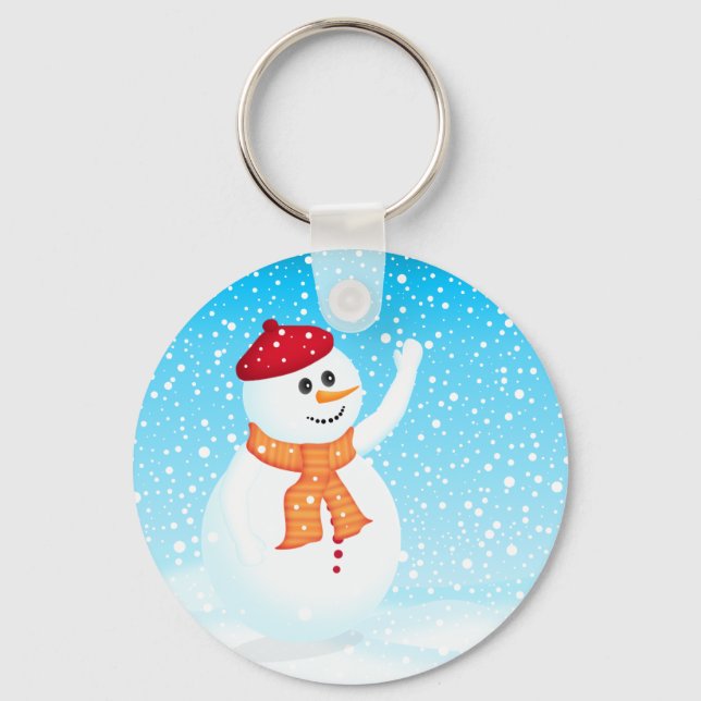 Porte-clés Joyeux Porte - clé Snowman (Recto)