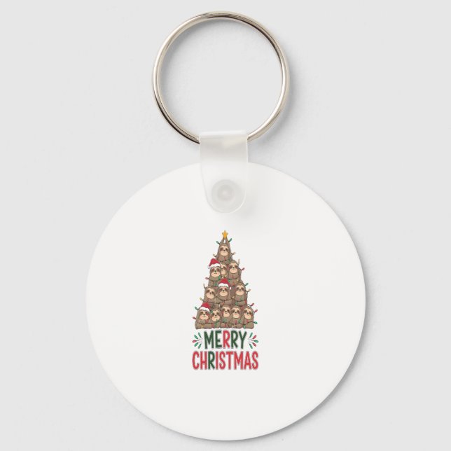 Porte-clés Joyeux sapin de Noël (Recto)