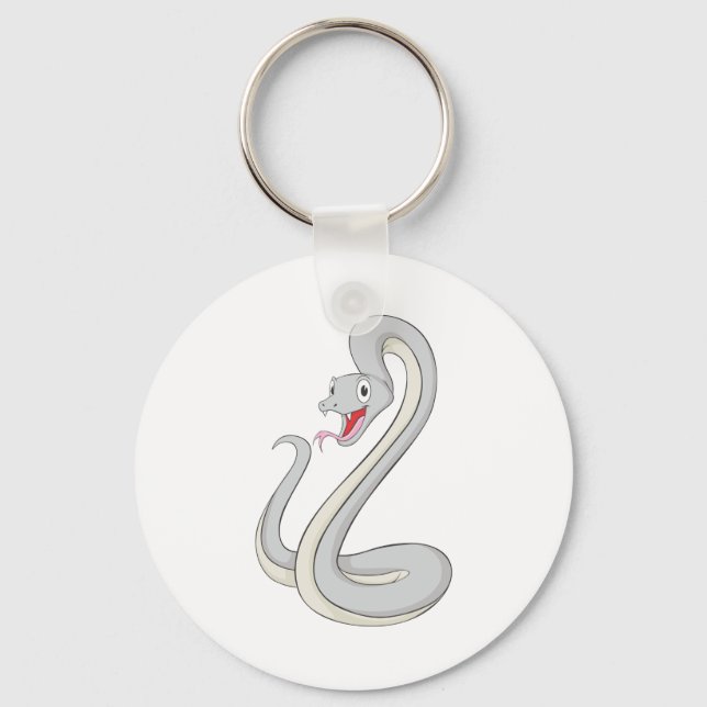 Porte-clés Joyeux serpent de Mamba noir (Recto)