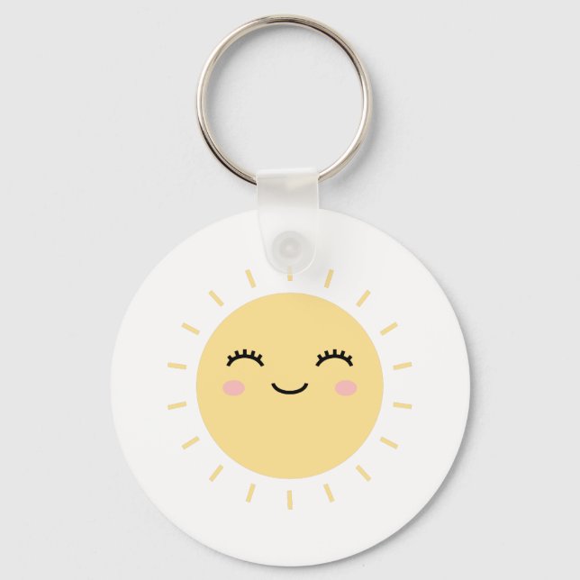 Porte-clés Joyeux soleil (Recto)