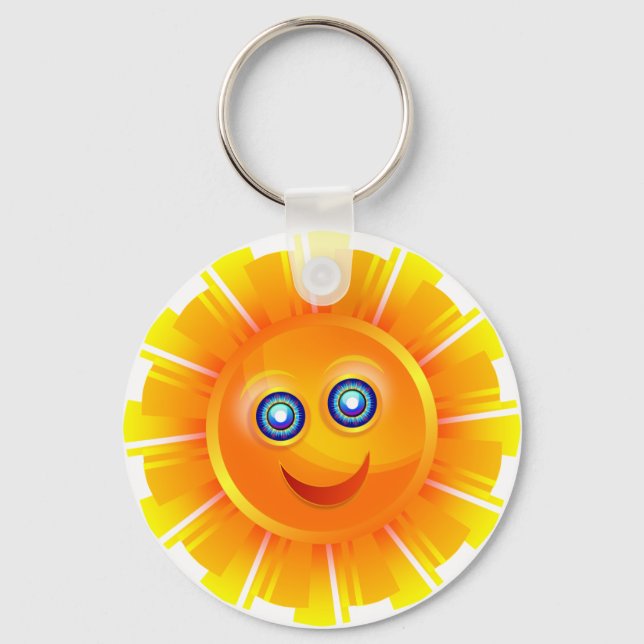 Porte-clés Joyeux soleil (Recto)