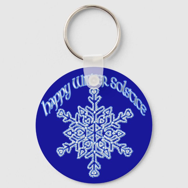 Porte-clés Joyeux Solstice d'hiver (Recto)
