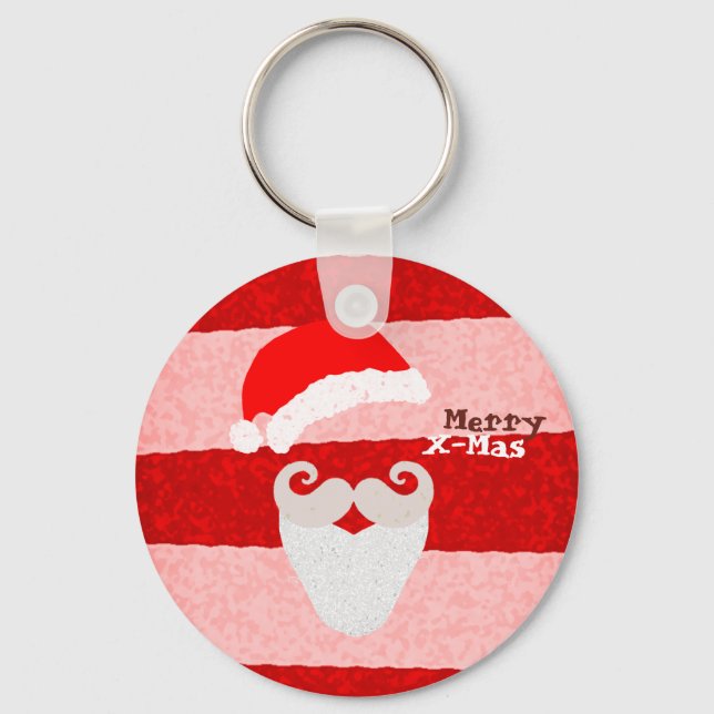 Porte-clés Joyeux X-Mas Santa Hat (Recto)