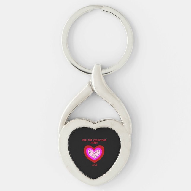 Porte-clés Joyful Heart Metal Porte - clé (Devant)