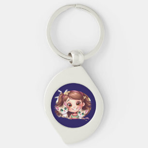 Porte-clés Joyful Moments with My Kitties